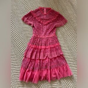 Needle and Thread Embroidered Lace Dress, 2.